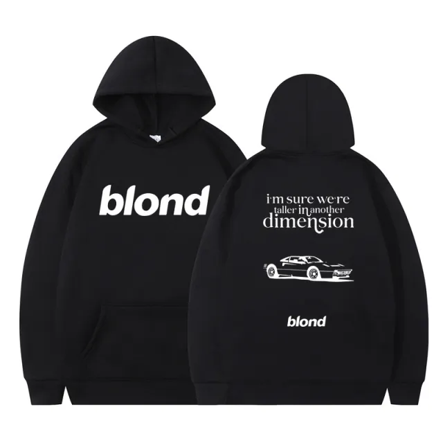 Autumn And Winter New Fleece Urban Casual Hoodie Collar Sweater Black White - Shop at LoveMi