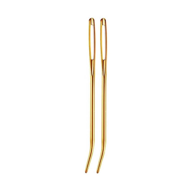 Big Eye Elbow Needle Gold