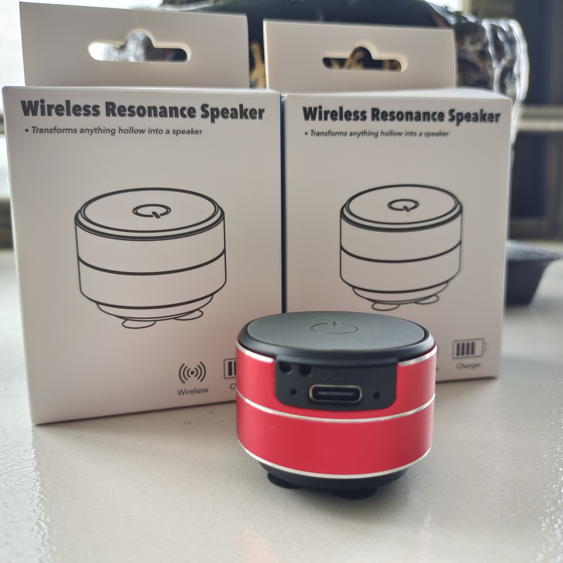 Haut-parleur Bluetooth à conduction osseuse TWS - Audio sans fil 5W, micro intégré, noir T - Photo 5 sur 6