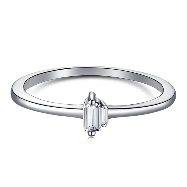 Ring Women's Sterling Silver Ring Simple And Stylish Personality Fine Ring Jewelry Ne120152 - Shop at LoveMi