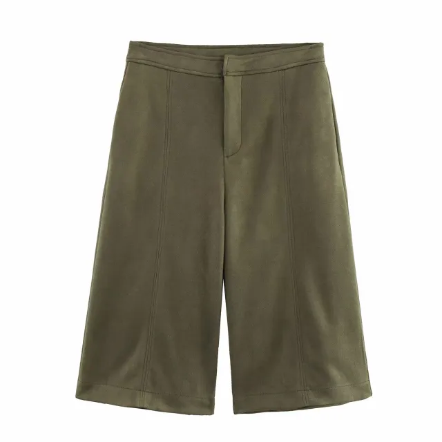 Women's European And American Style French Suede Texture Effect Coat Shorts - Shop at LoveMi