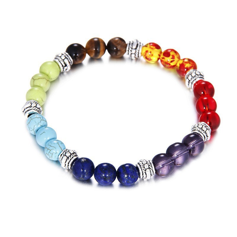 Tigers Eye Lapis Lazuli Amethyst Imperial Stone Red Agate Bracelet