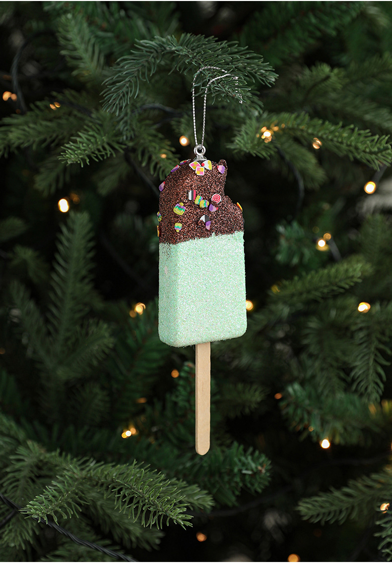 Title 8, Creative Pendant Ice Cream Christmas Tree Decor...