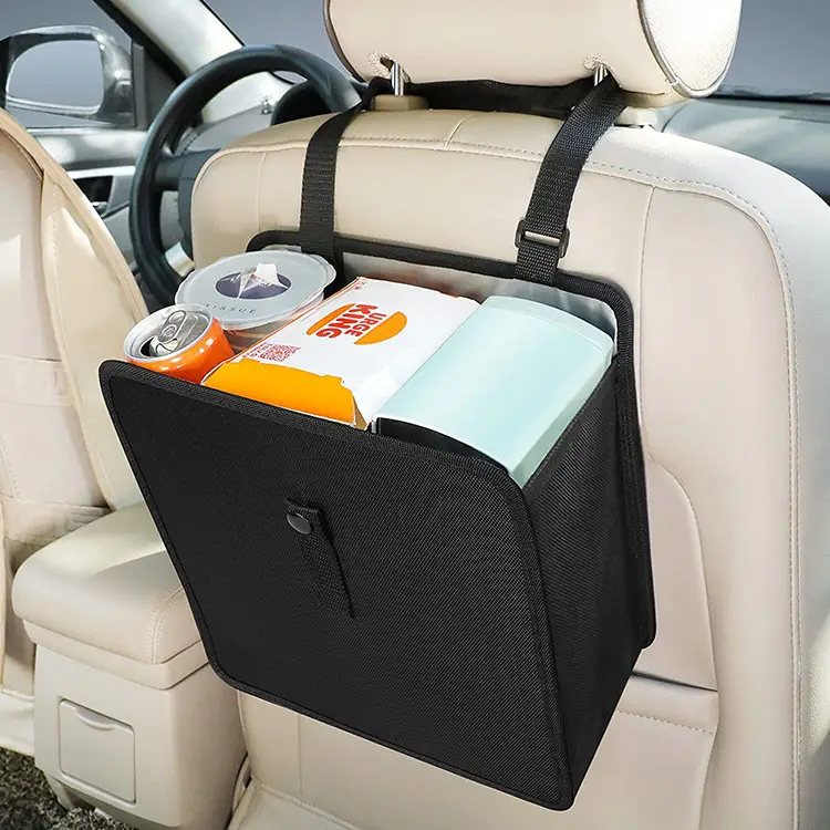 Foldable Storage Box For The Rear Seat Compartment