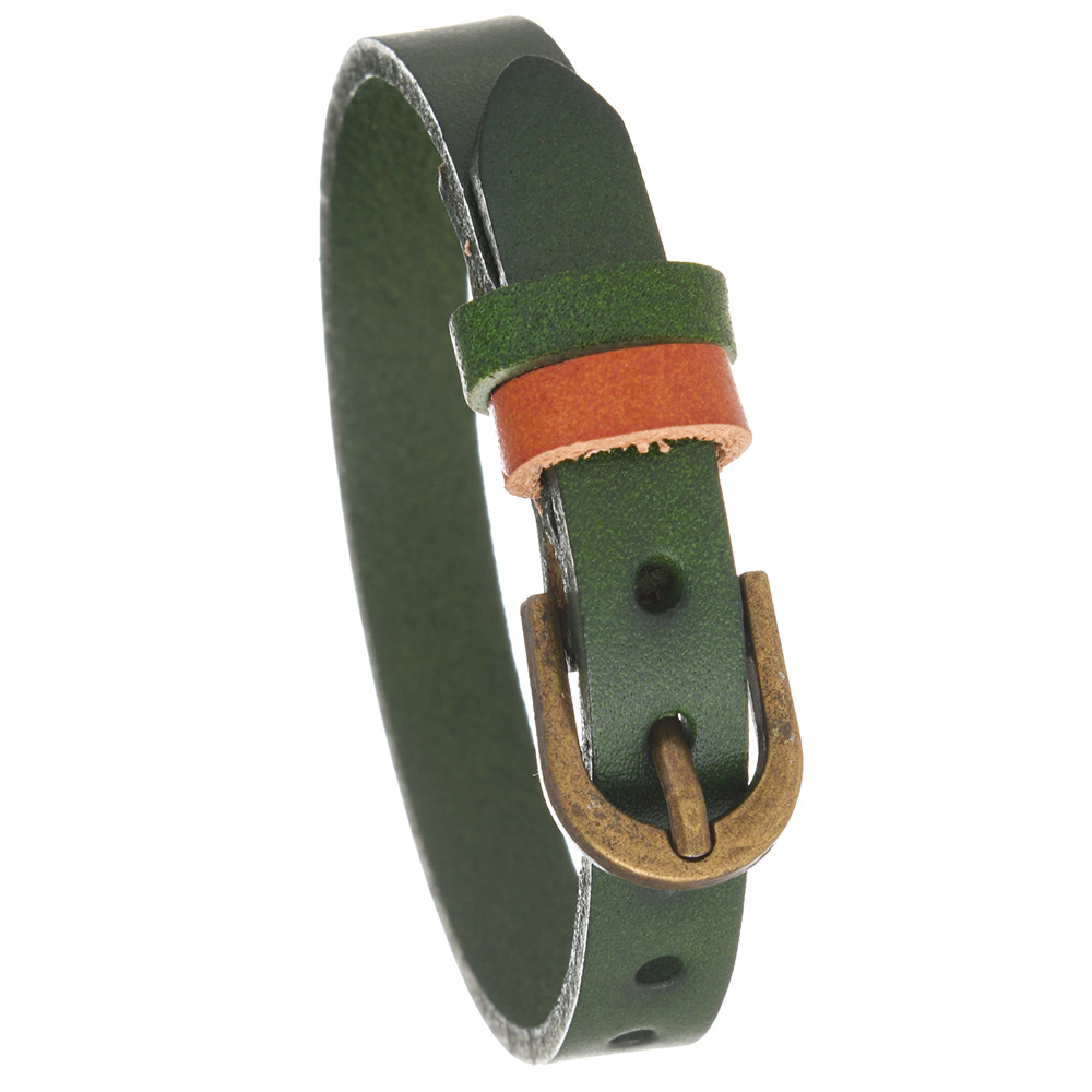 Leather Geometric Bracelet, picture 5 of 5