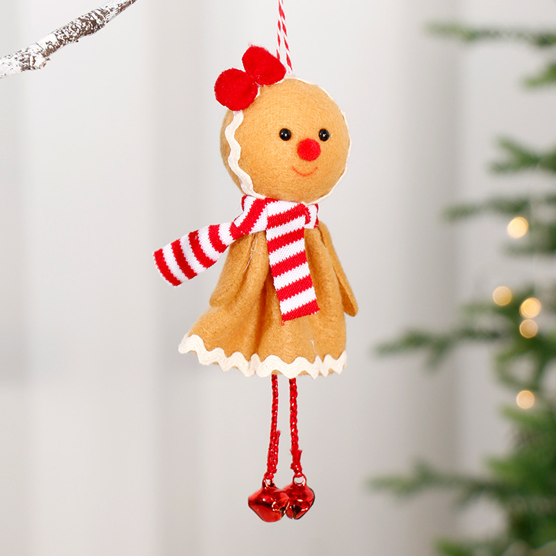 Christmas Decorations Ins Cute Gingerbread Man Doll Doll