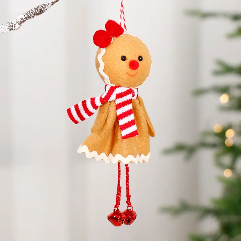 Christmas Decorations Ins Cute Gingerbread Man Doll Doll