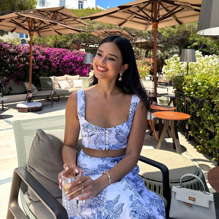 Tank Top  Hip Wrap  Half Skirt Fashionable And Stylish Two-piece Set