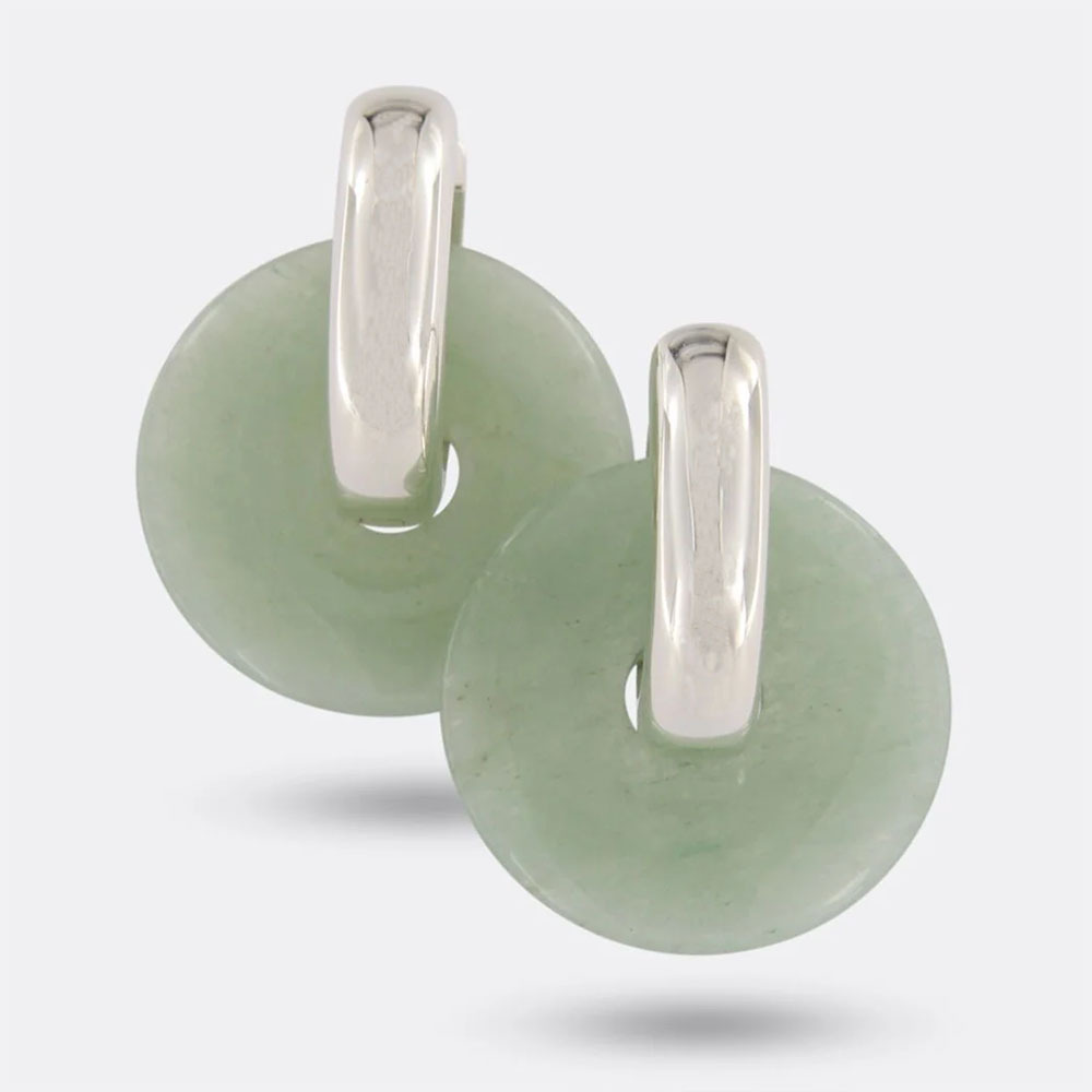 12MM Natural Stone Round Beads Knotted Necklace