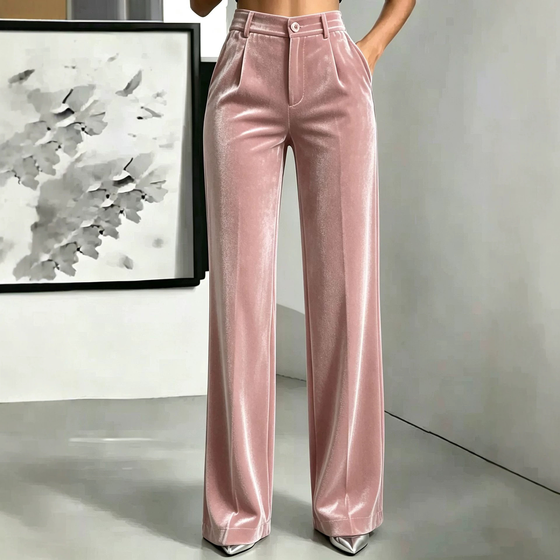 Slimming Long Suit Pants For Women European And American Style Independent E-commerce Store