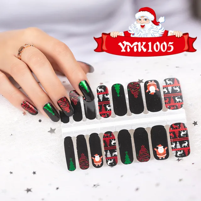 Nail Stickers Snowflake Nail Decals Christmas Nail Stickers Ymk1005 - Shop at LoveMi