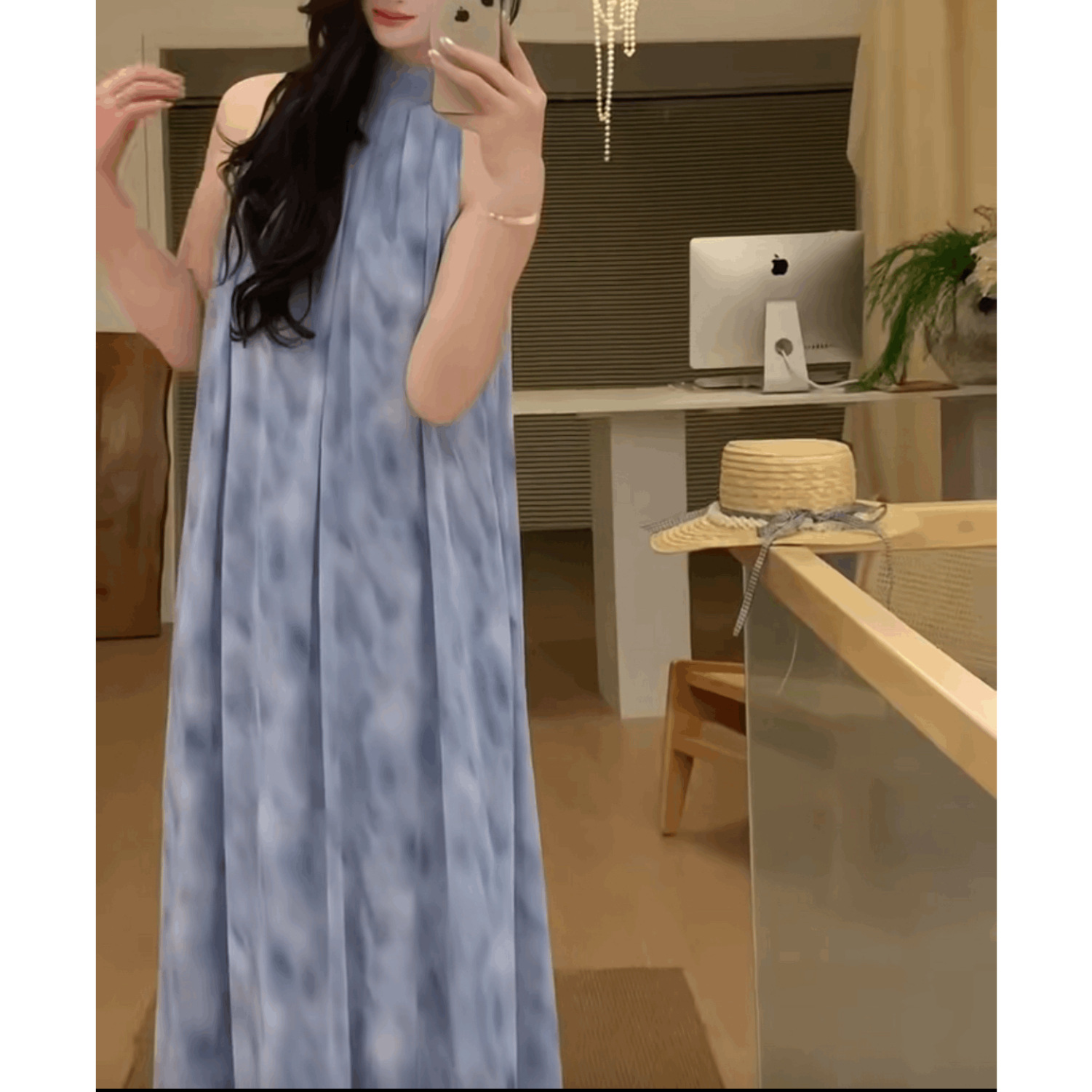 A Sleeveless A-line Tank Dress For Your Beach Vacation