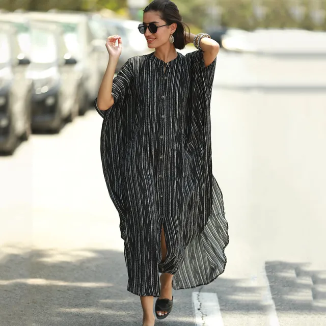 Vacation Robe Sun Protection Clothing Cardigan Beach Jacket Bikini Cover up Swimsuit Blouse Zs1556 - Shop at LoveMi