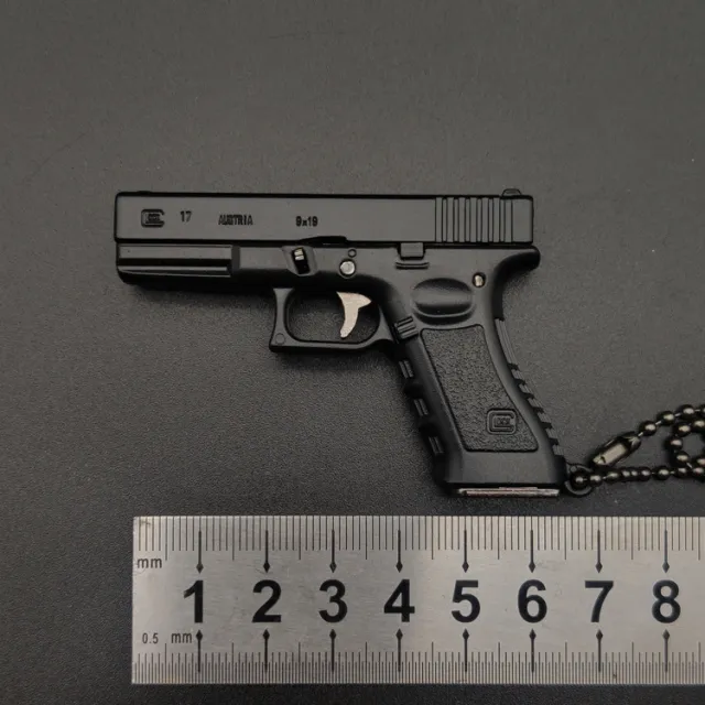 G17 Half Alloy Key Ring Model Guns Pendant Gift Toys Black Glk - Shop at LoveMi