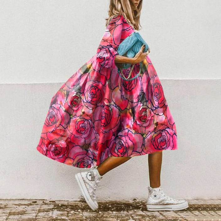 Loose-fitting Womens Dresses From Europe And The US