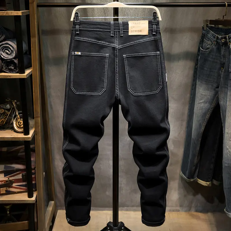 Men's Diagonal Pocket Comfortable Jeans