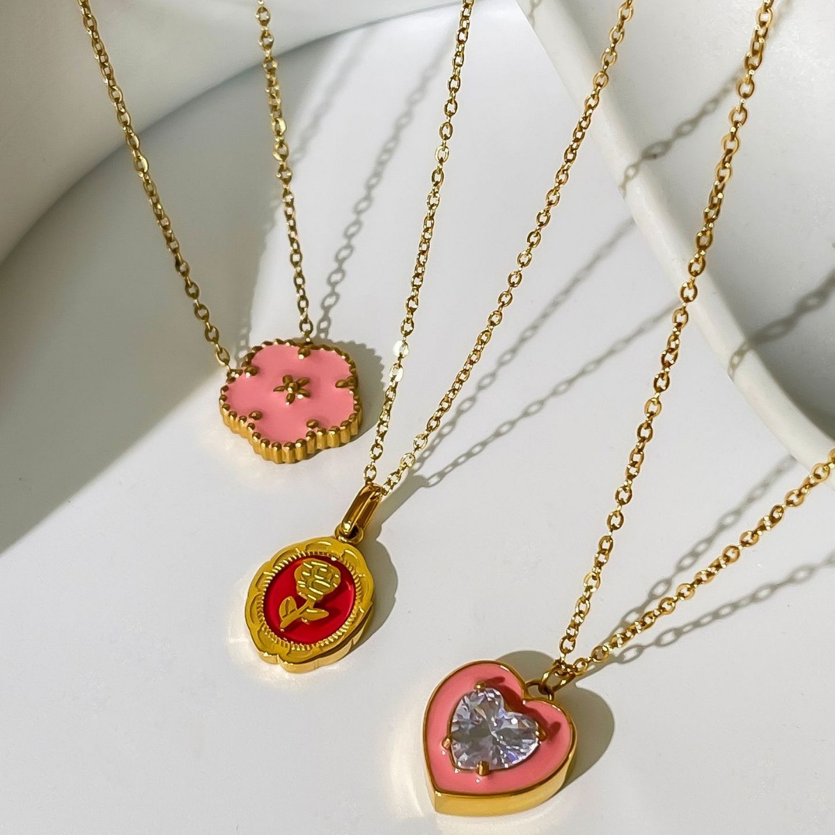 Peach Heart Flower-shaped Dripping Colorful Women's Sling