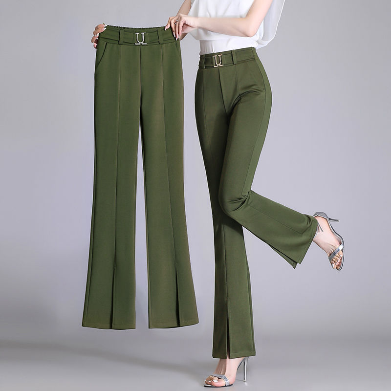 Olive Green Nine Point Pants