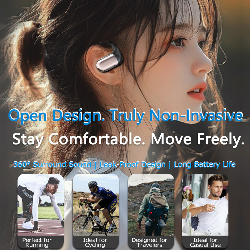 Bluetooth Earphones Hanging On The Ear For Ultra Long Battery Life