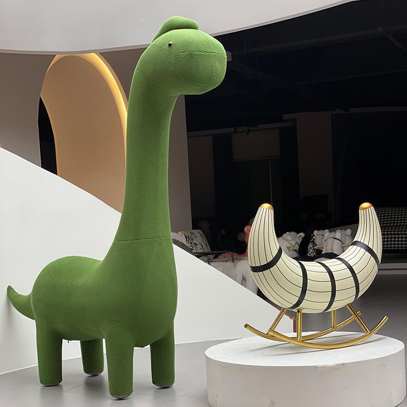 Children's Knitted Animal Cartoon Dinosaur Chair