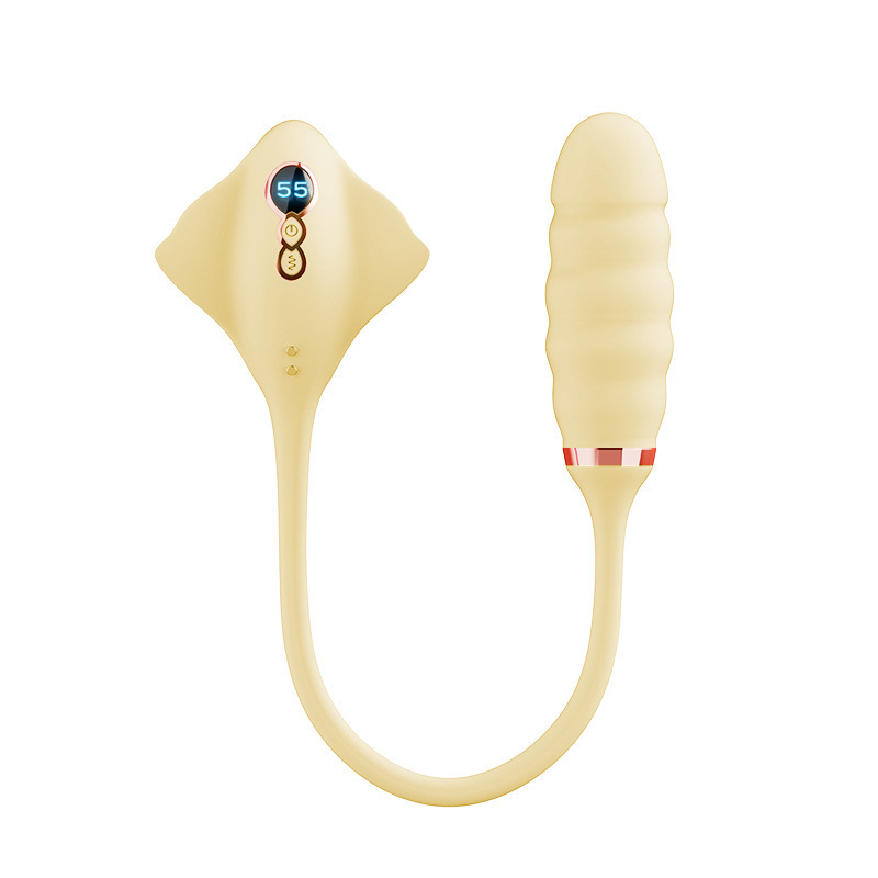 Women's Manta Ray Telescopic Sucking Vibrator Toy 11