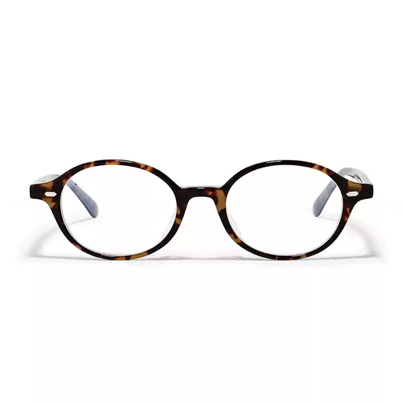 Hawksbill Oval Glasses Frame Women’s Ultra-light Myopic Anti Blue-Ray