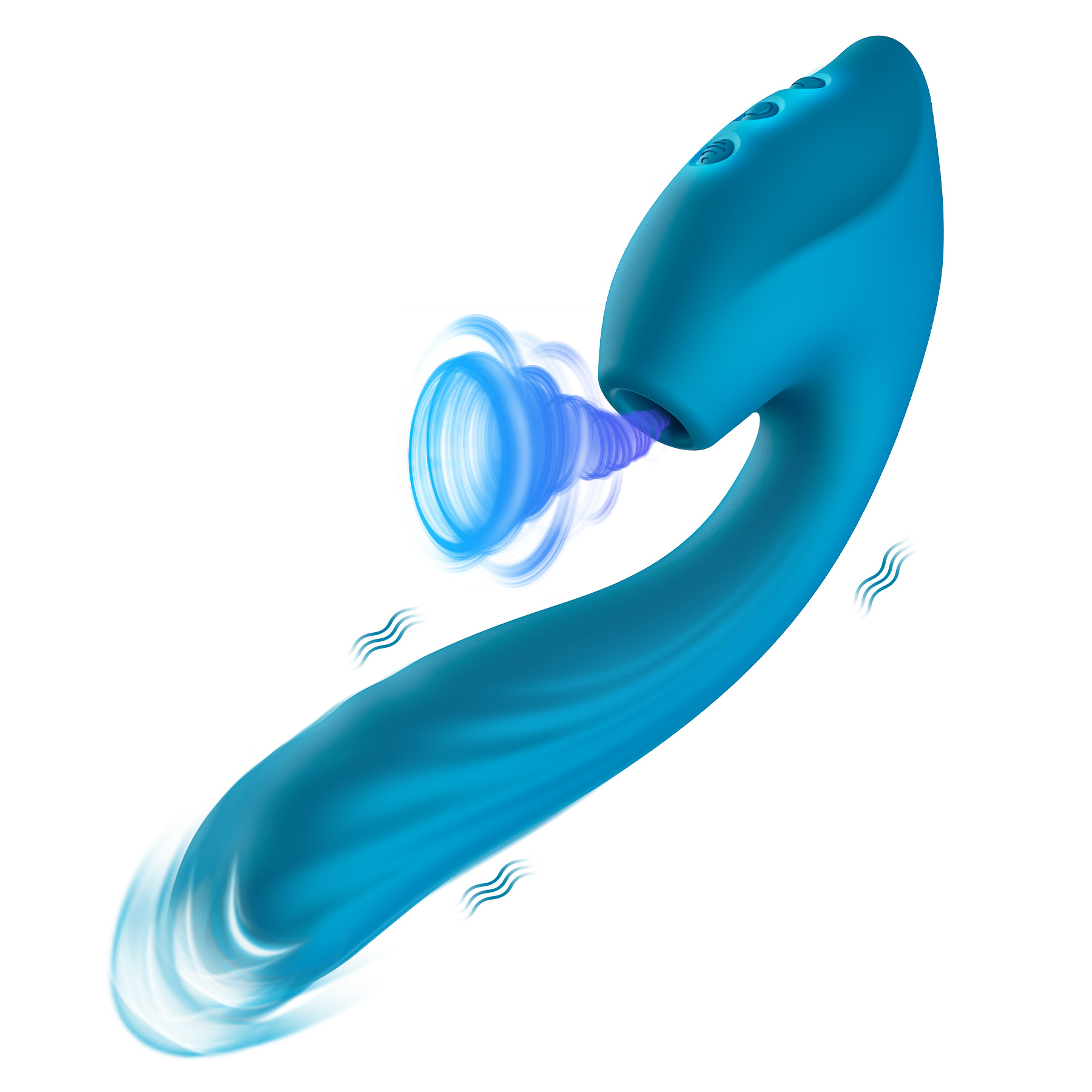 3in1 Suction Thrusting Vibrator 10 Suction 10 Vibration 7 Thrust IPX7 Women
