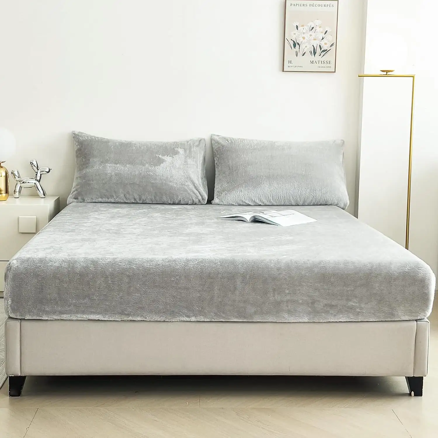 Fitted Sheet And Pillowcase Three-piece Set Warm