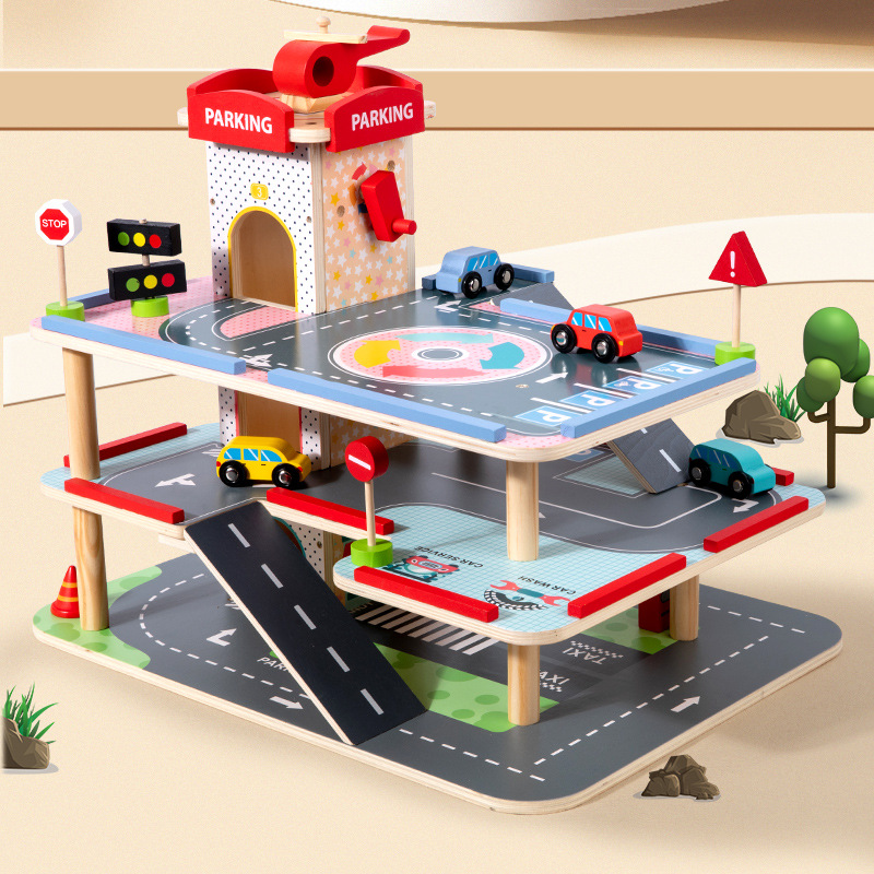 Large-Sized Car Parking Lot Assembly Track Puzzle Toy 3