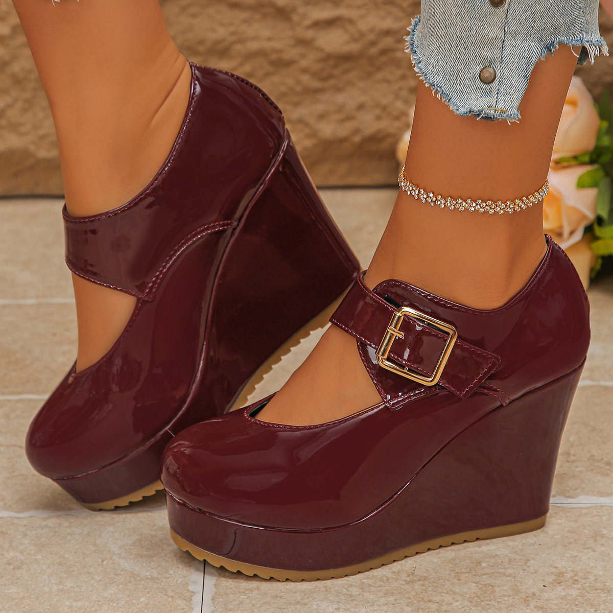 Waterproof Platform Wedge Heels, picture 3 of 4