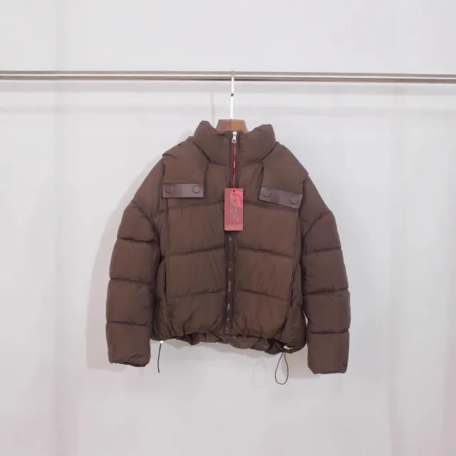 Women's Korean style Loose Autumn Winter Coat Brown - Shop at LoveMi