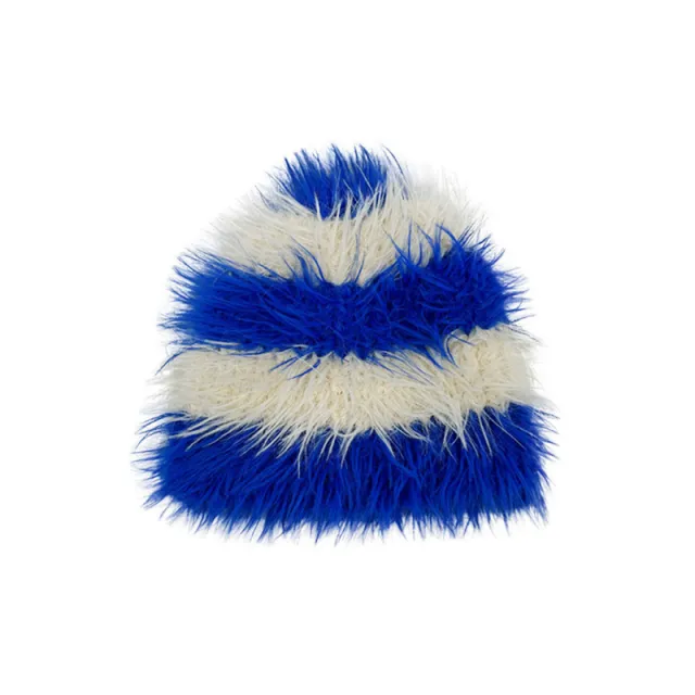 Women's Winter Atmosphere Wool Beanie Hat Blue - Shop at LoveMi