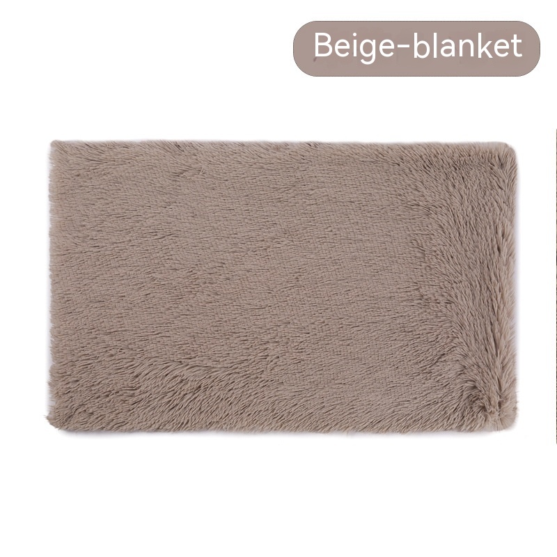 Beige Brown Blanket