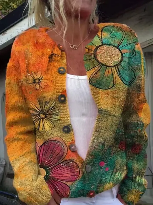 3D Digital Printing Cardigan Knitted Coat Hwj716Ad940 Xxxl - Shop at LoveMi
