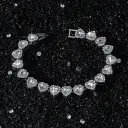 New Mens Heart-shaped Patchwork Chain Necklace Streetwear Hip-hop Style view 4