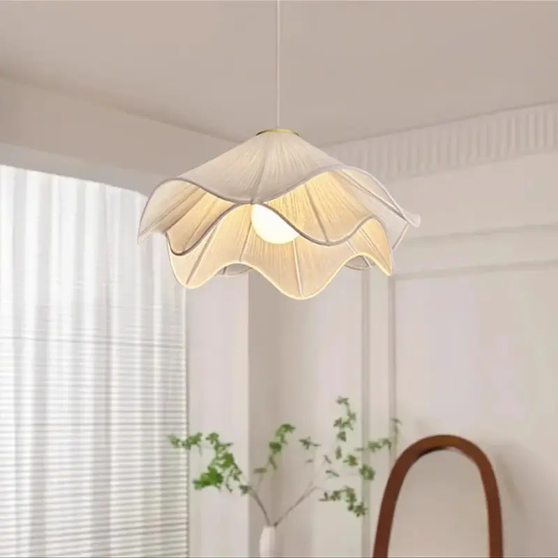 Bedroom Light Yarn Petal Chandelier Living Room