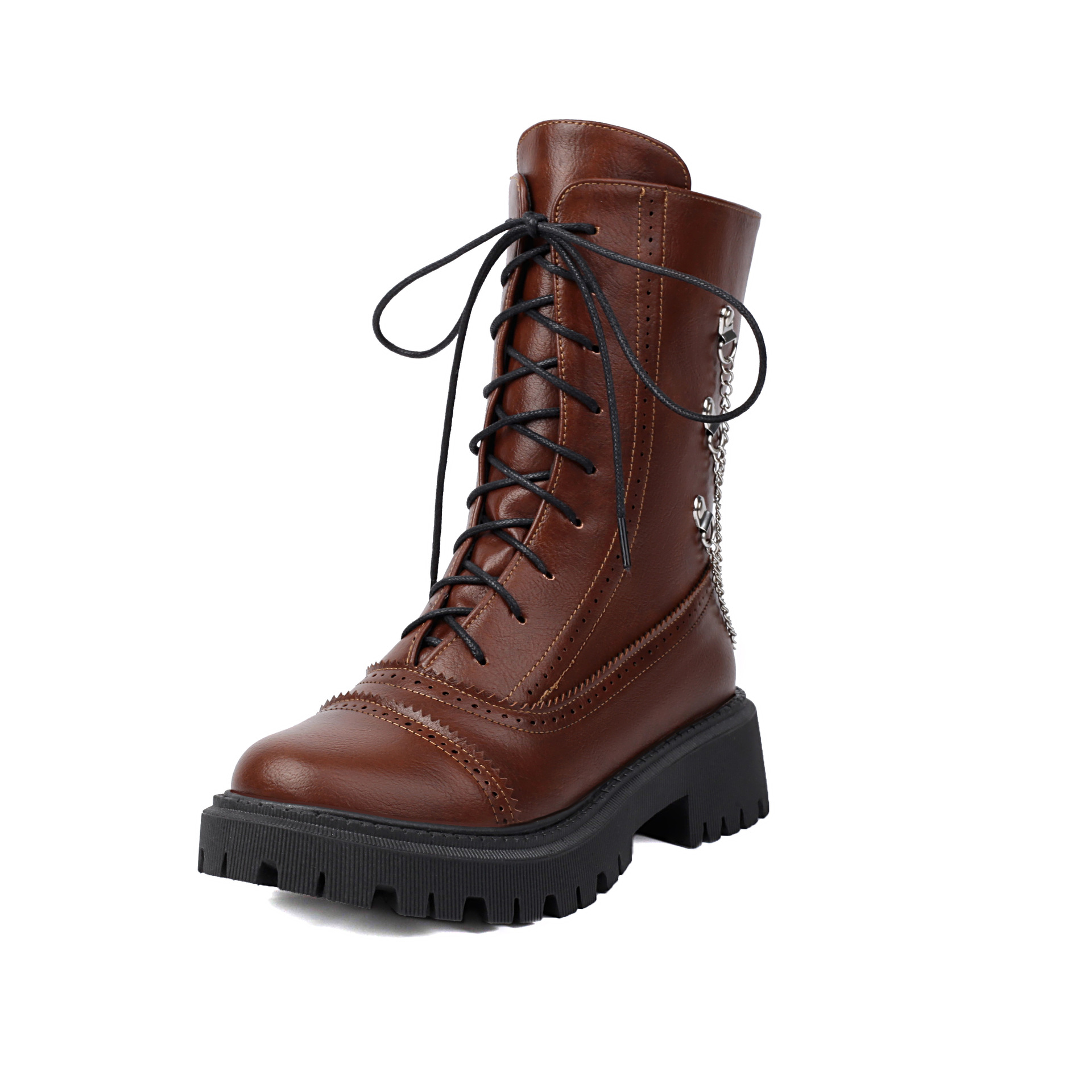 Women’s Chunky Heel Mid-Calf Dr. Style Boots