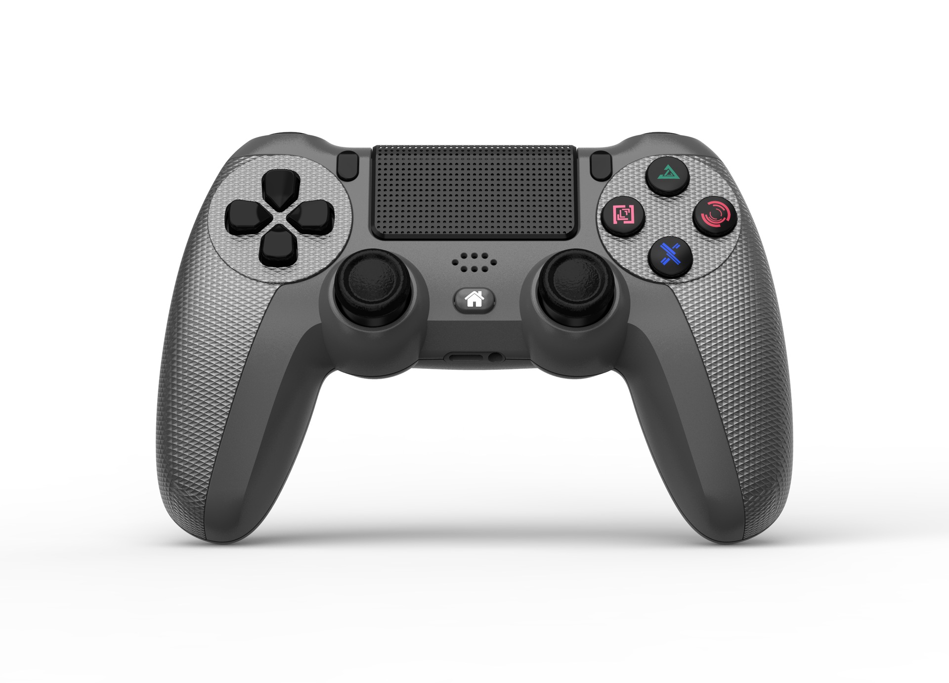 Manette de jeu sans fil Bluetooth avec vibration six axes – verte