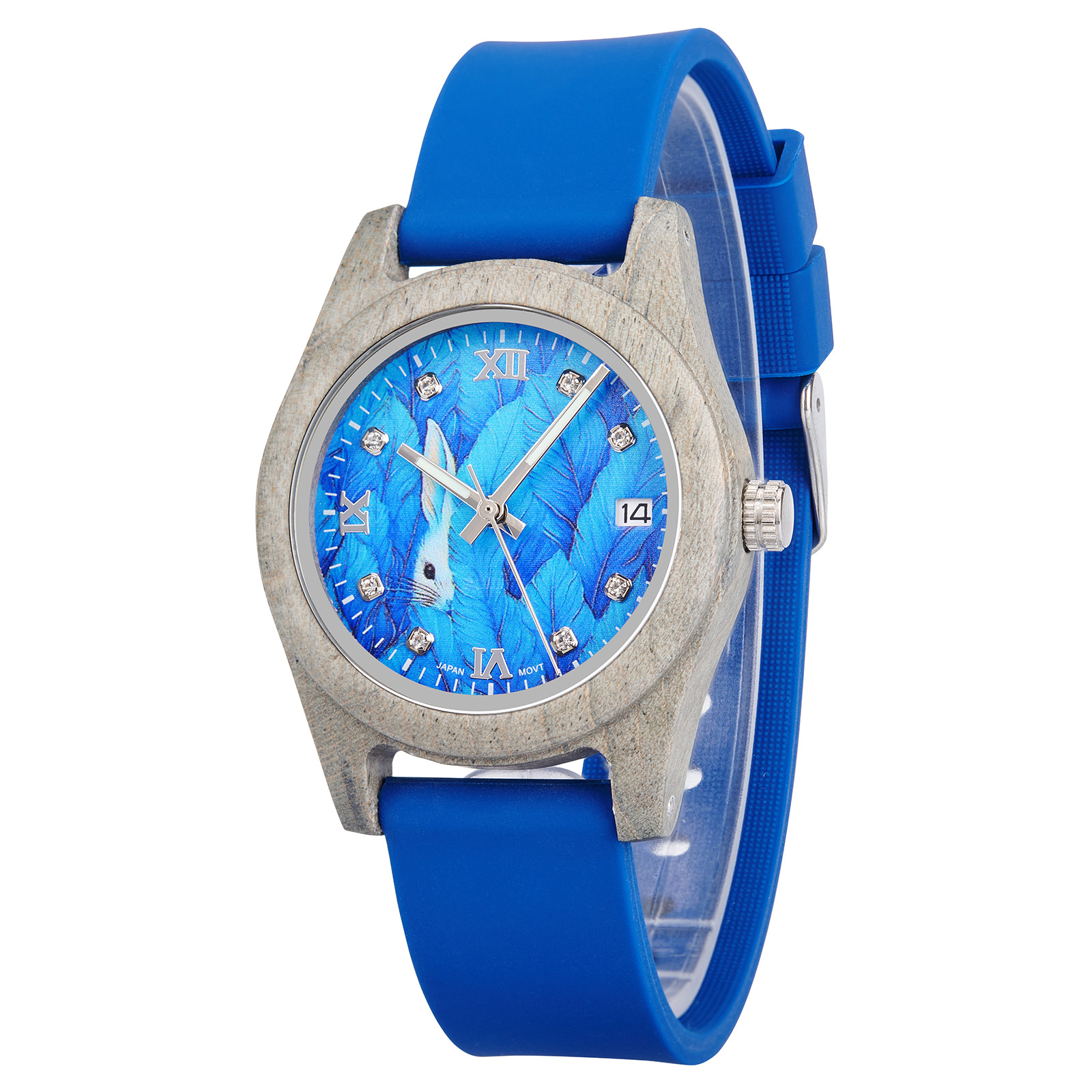 Natural Wood Watch for Women - Lightweight Eco-Friendly Quartz Wristwatch with Minimalist Design Casual Daily Wear 3
