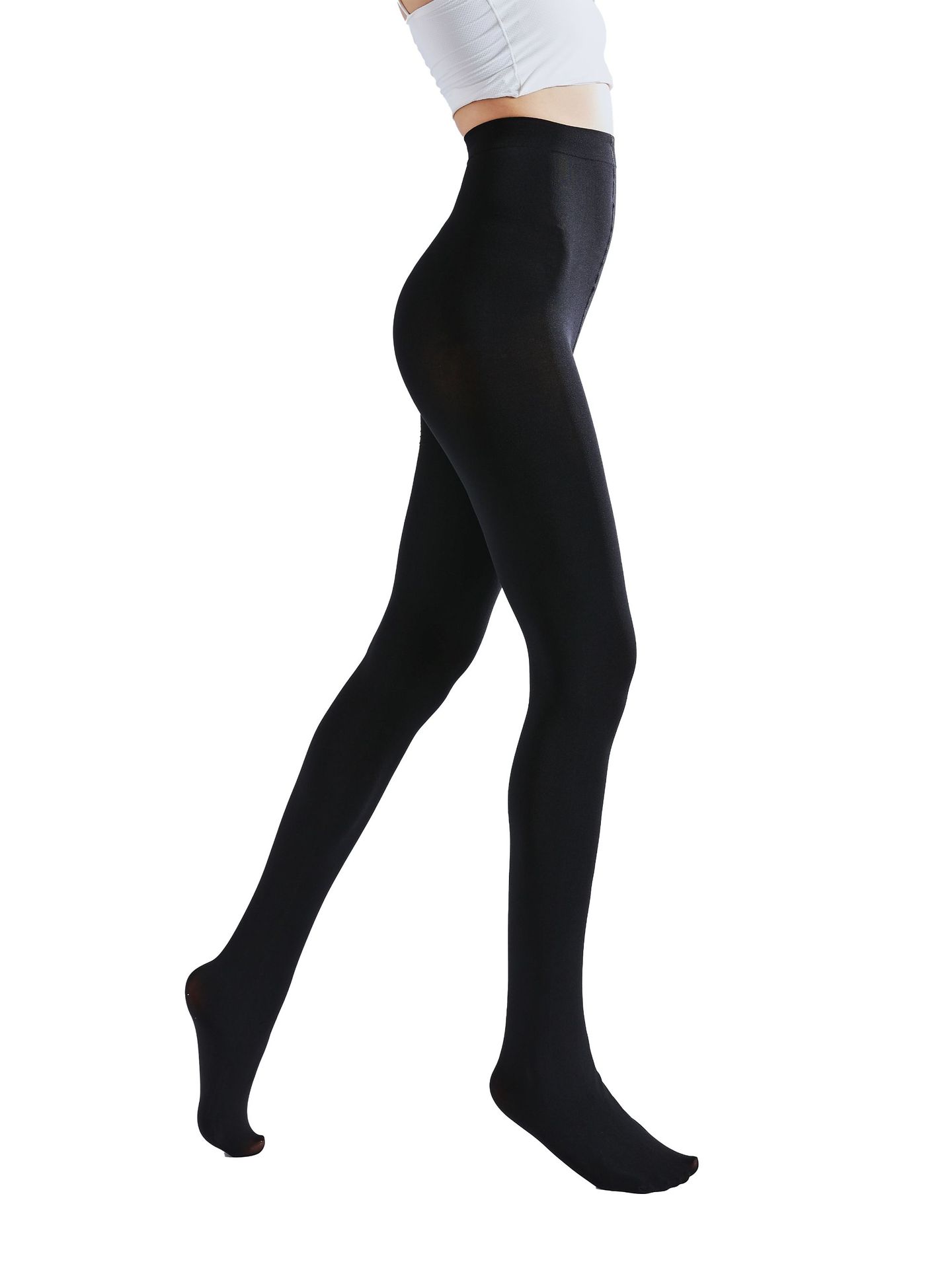 80D Velvet Tights In Multiple Sizes And Colors With A Single-Line Crotch