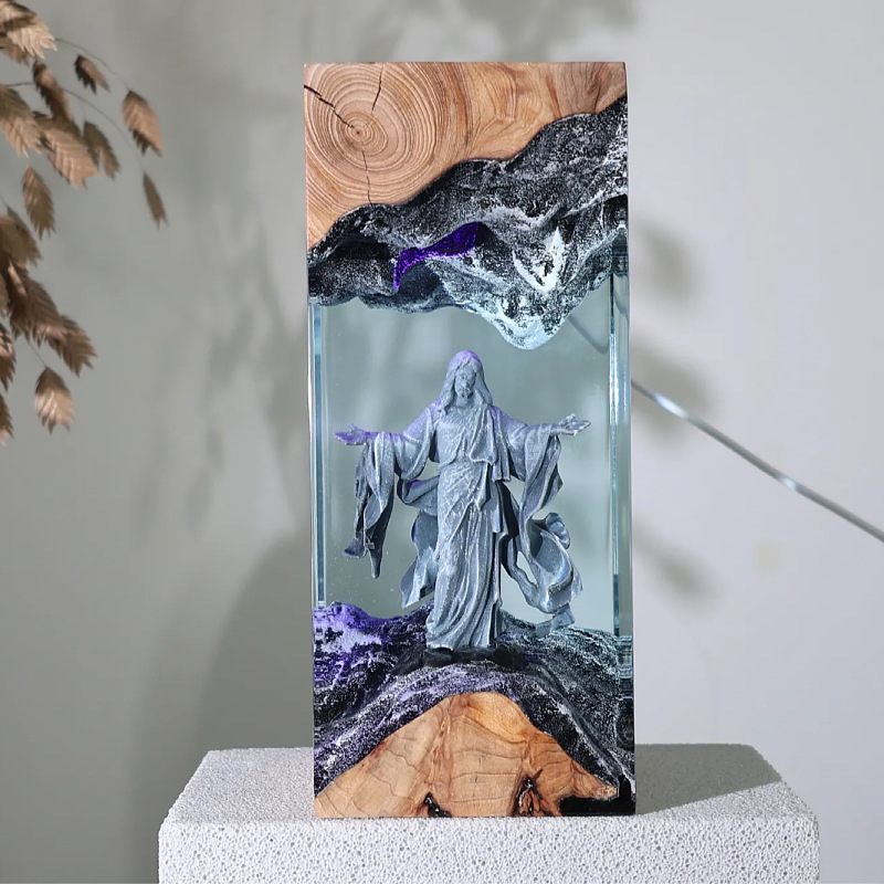 Saint Sebastian Resin Art Lamp | Ambient Lighting Decor — view 6