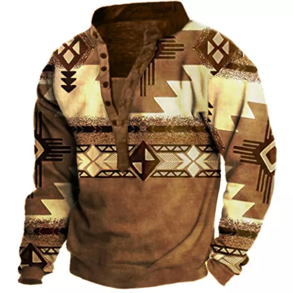 New Casual 3D Digital Printing Men's Sweater