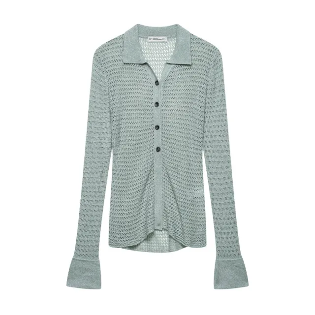 European And American Style Casual Loose Stitching Cut Sweater - Shop at LoveMi