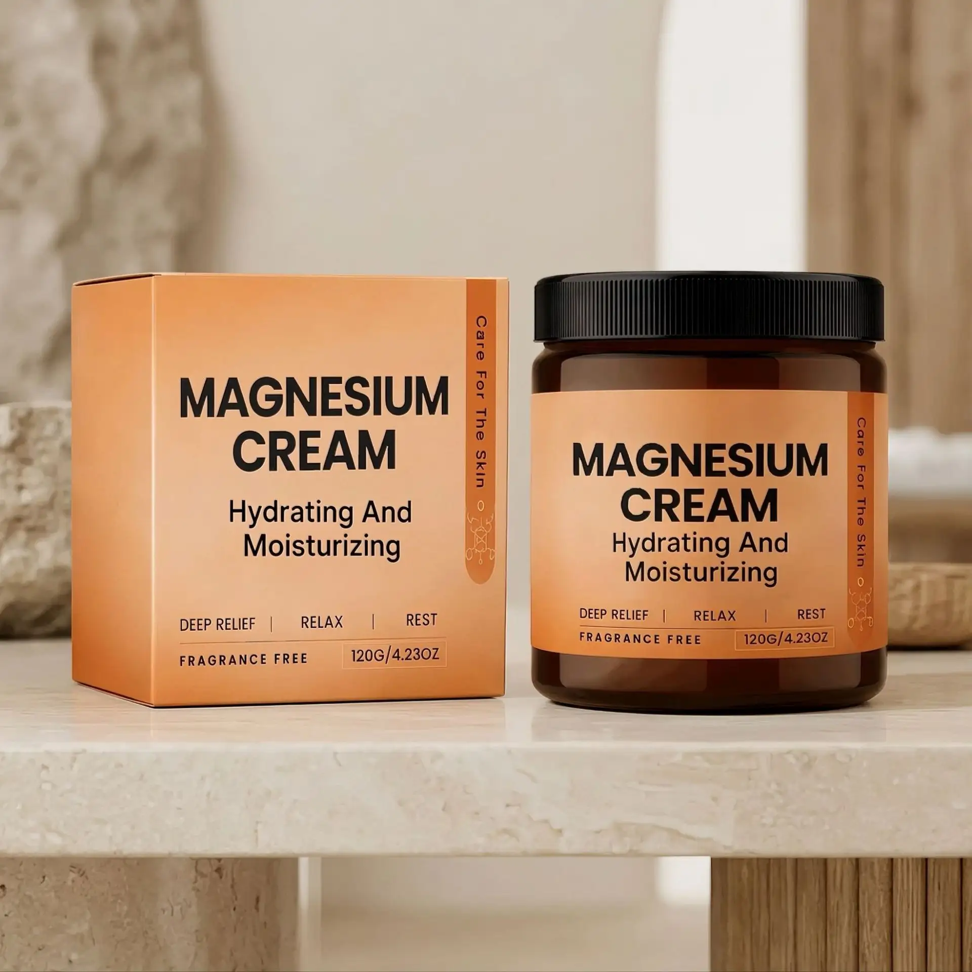 Moisturizing And Fine-textured Magnesium Body Lotion
