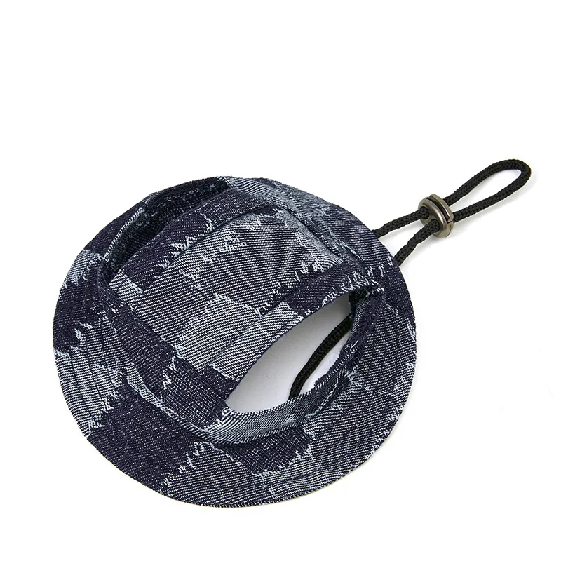 Dog Sun-proof Bucket Hat - Black