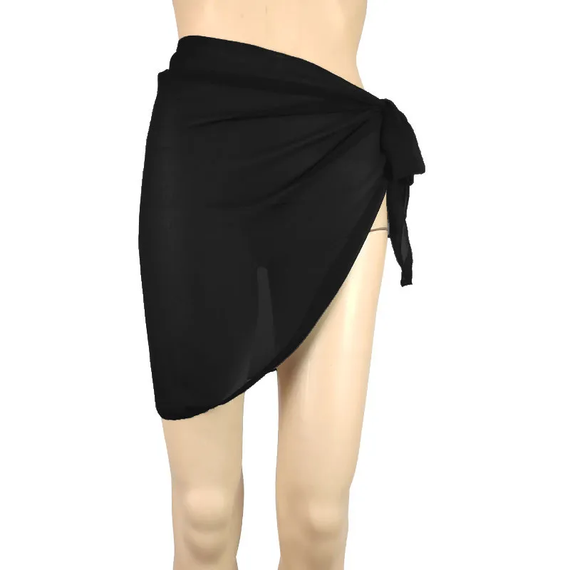 Multi-Color Half-length Wrap Skirt Outdoor Beach - Average Size