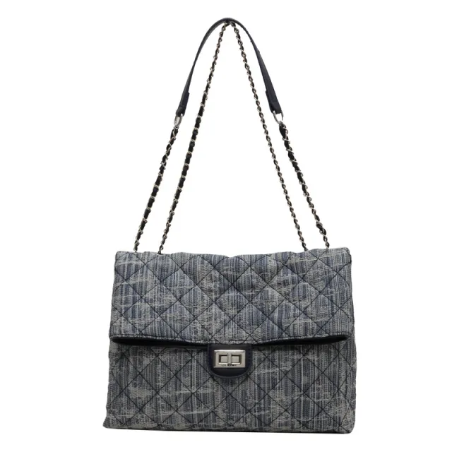 Trendy Women's Bags Design Personality Distressed Chain Blue - Shop at LoveMi