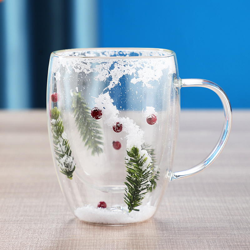 Title 6, Christmas High Borosilicate Heat-resistant Doub...