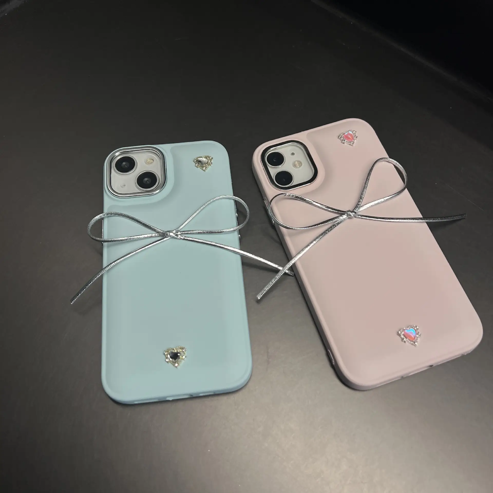 Electroplated Bow Phone Case Love Gem