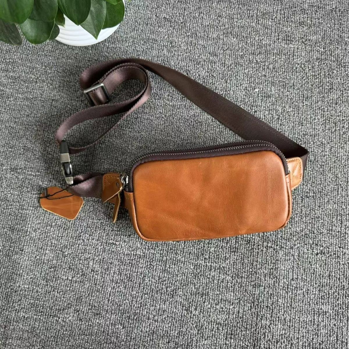 Mini Fashion New Men's Small Leather Crossbody Bag - CJdropshipping
